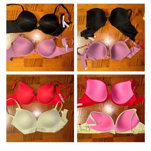 4 34DD Victoria Secret Bra’s/PINK Bras